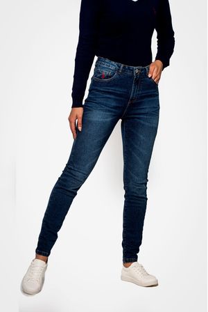 Calça Feminina Jeans Básica Authentic Denim Médio